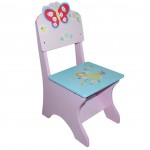  Birou copii cu etajera Fairy si scaunel cu spatar din lemn MDF Liberty House Toys OnlyToys